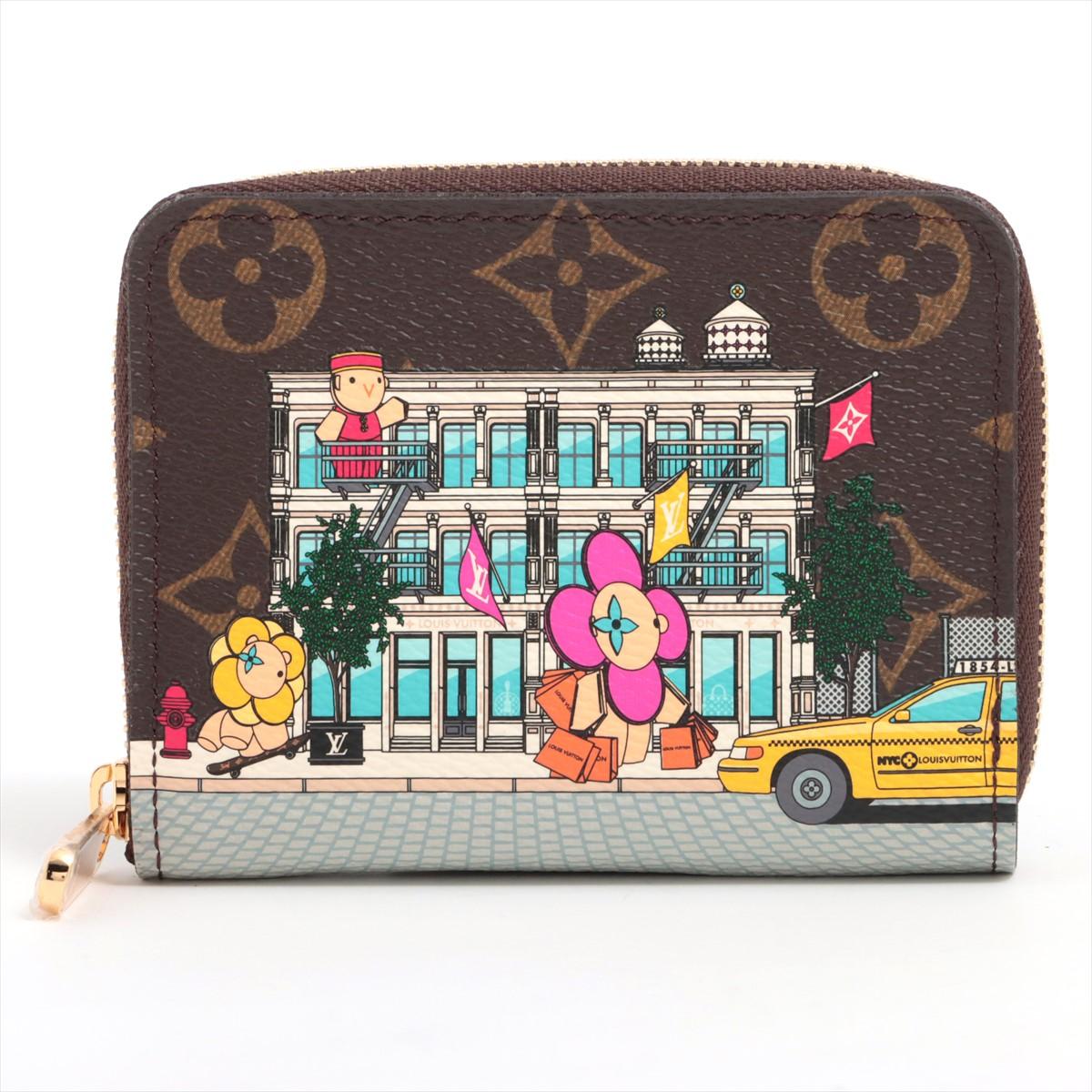 The Louis Vuitton Monogram Vivienne New York Zippy Coin Purse is a stylish and elegant accessory that embodies the brand's iconic design. Crafted from Louis Vuitton's signature Monogram canvas, the coin purse features a playful and whimsical