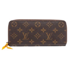 Portafoglio Louis Vuitton Monogram Clemence Jonquille