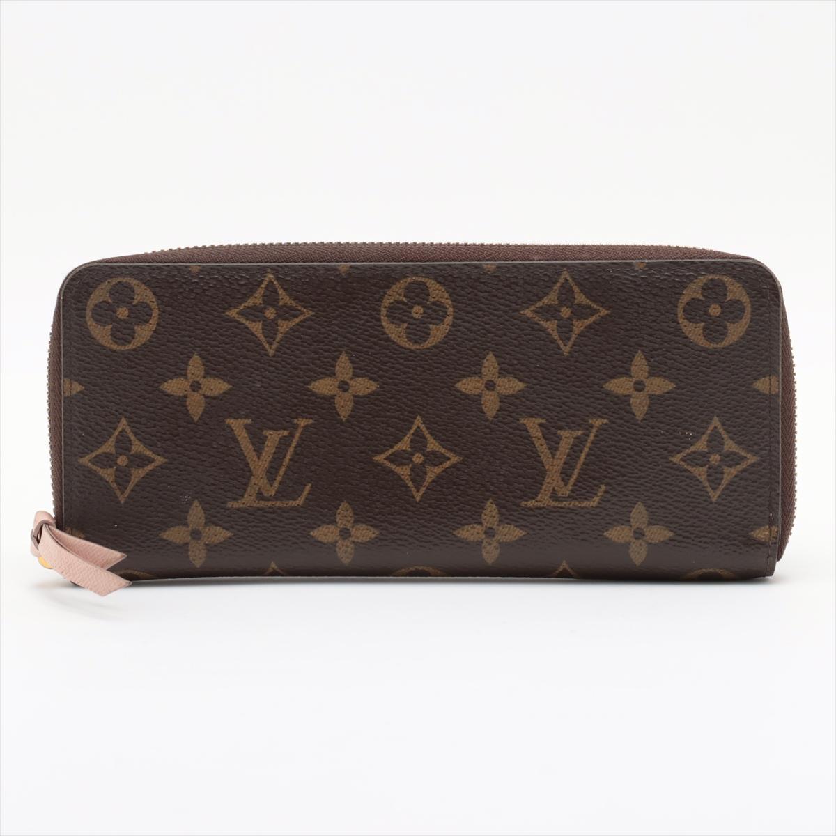 The Louis Vuitton Monogram Wallet Clemence in Rose Ballerine is a luxurious and feminine accessory that combines the iconic Monogram canvas with a delicate and charming pink hue. The design of the wallet showcases the brand's classic Monogram