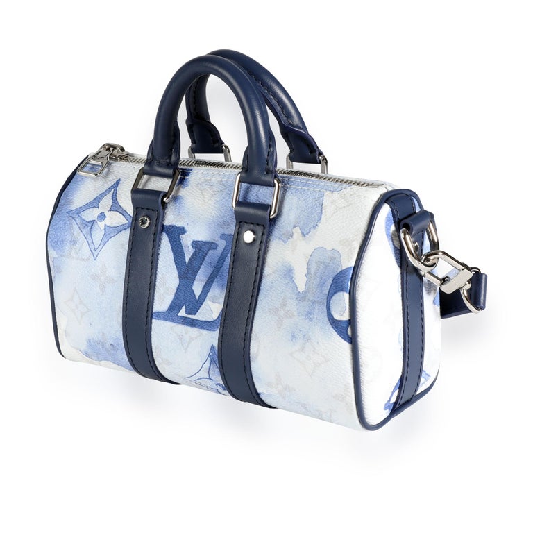 Louis Vuitton Keepall Bandouliere Bag Limited Edition Monogram Ink  Watercolor Leather XS - ShopStyle