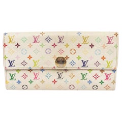 Louis Vuitton Monogram White Multicolor Limited Edition Wallet