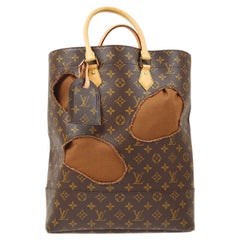 Louis Vuitton Monogram With Holes Hand Tote Bag Comme Des Garcons M40279