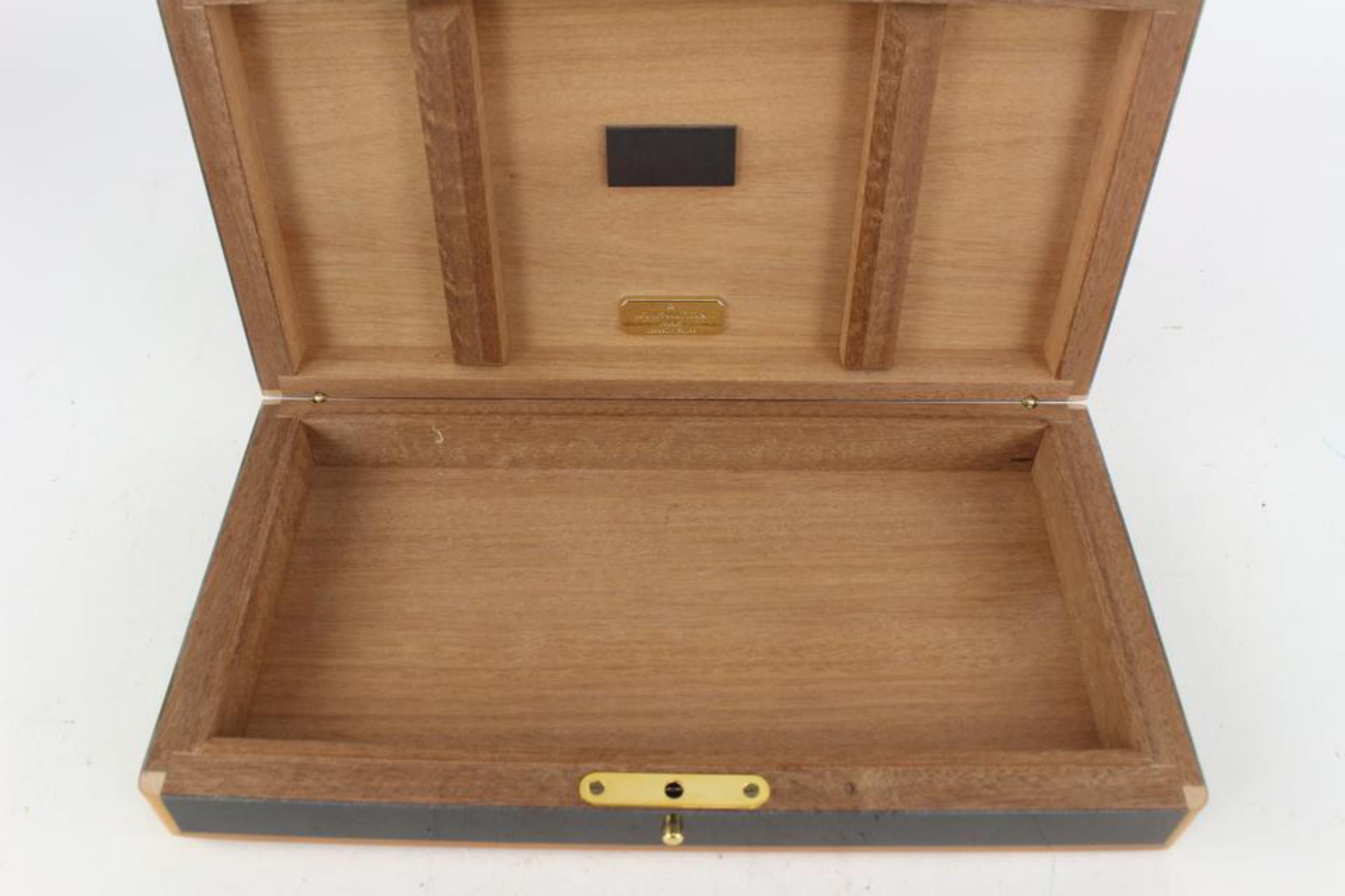 Louis Vuitton Monogram Wood Coffret Cigar Humidor Travel Case 32LV0 4