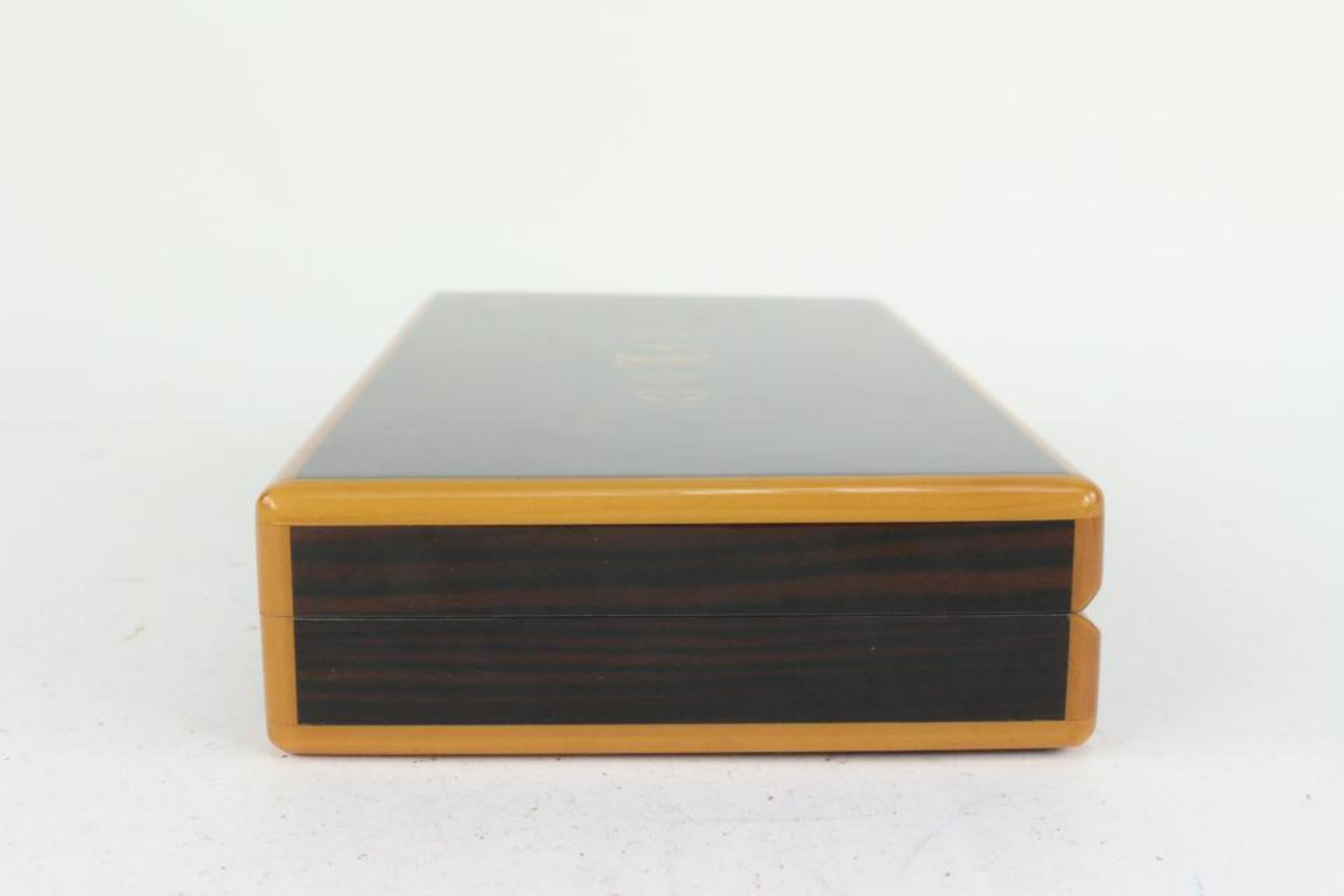 Louis Vuitton Monogram Wood Coffret Cigar Humidor Travel Case 32LV0 1