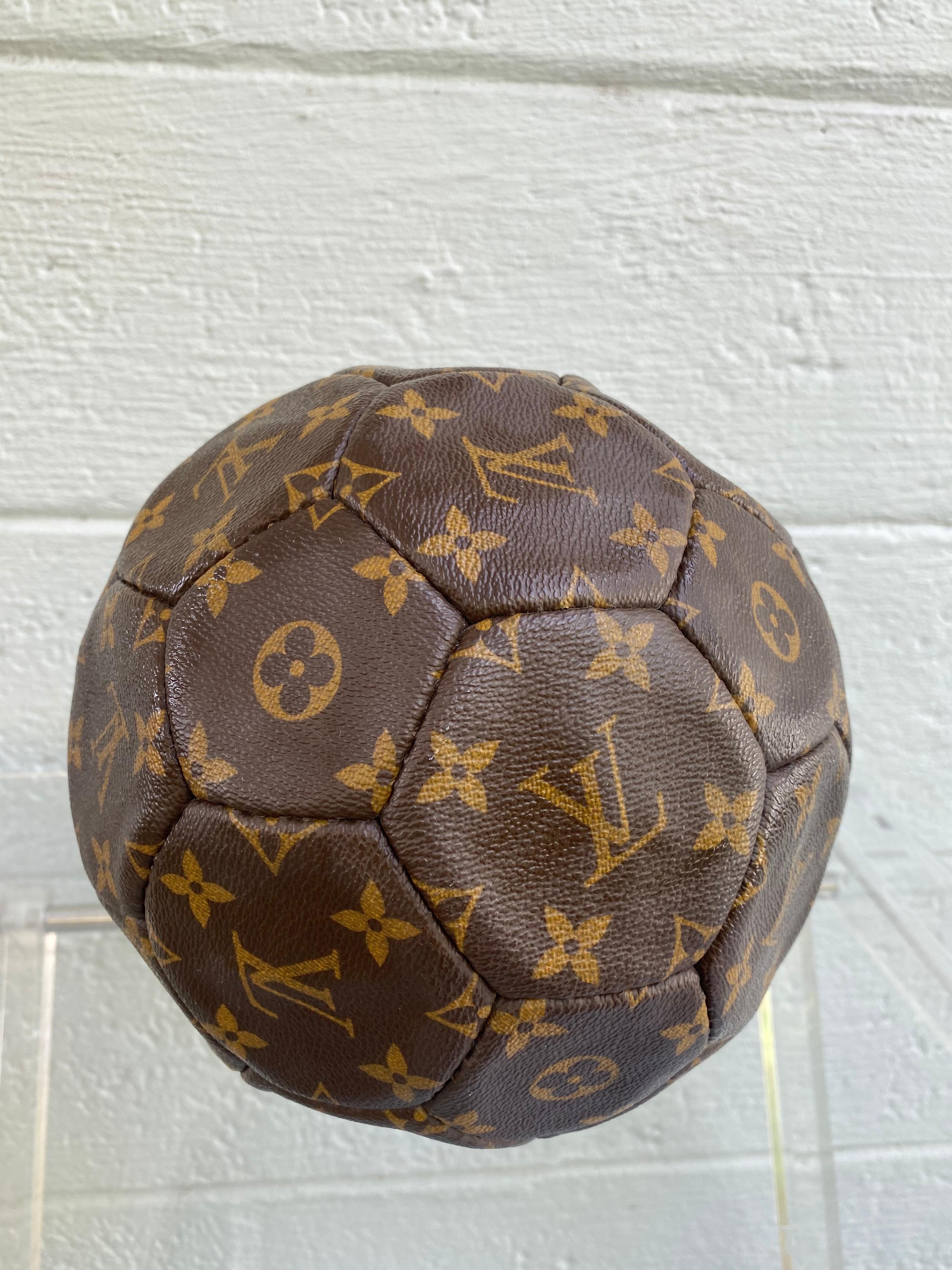 Brown Louis Vuitton Monogram World Cup Limited Edition Soccer Ball
