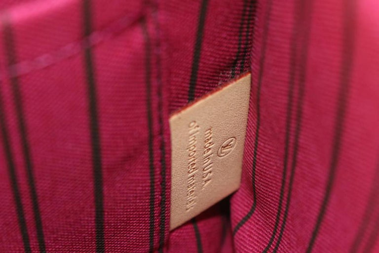 Louis Vuitton Monogram Neverfull MM GM Pouch Pochette Pink