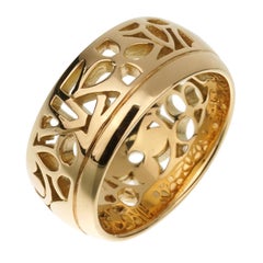 Louis Vuitton Monogram Gelbgold Cocktail-Ring mit Monogramm Gr. 5