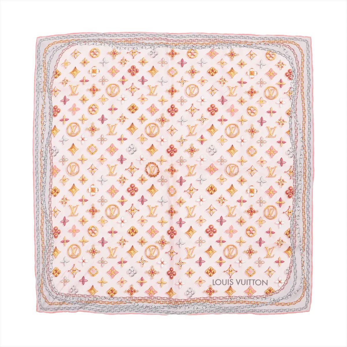 Il foulard quadrato in seta Louis Vuitton Monogram Your Highness in rosa è un accessorio audace ed elegante che mette in risalto la creatività e la raffinata maestria della Maison. Realizzato in lussuosa seta, presenta una sorprendente stampa