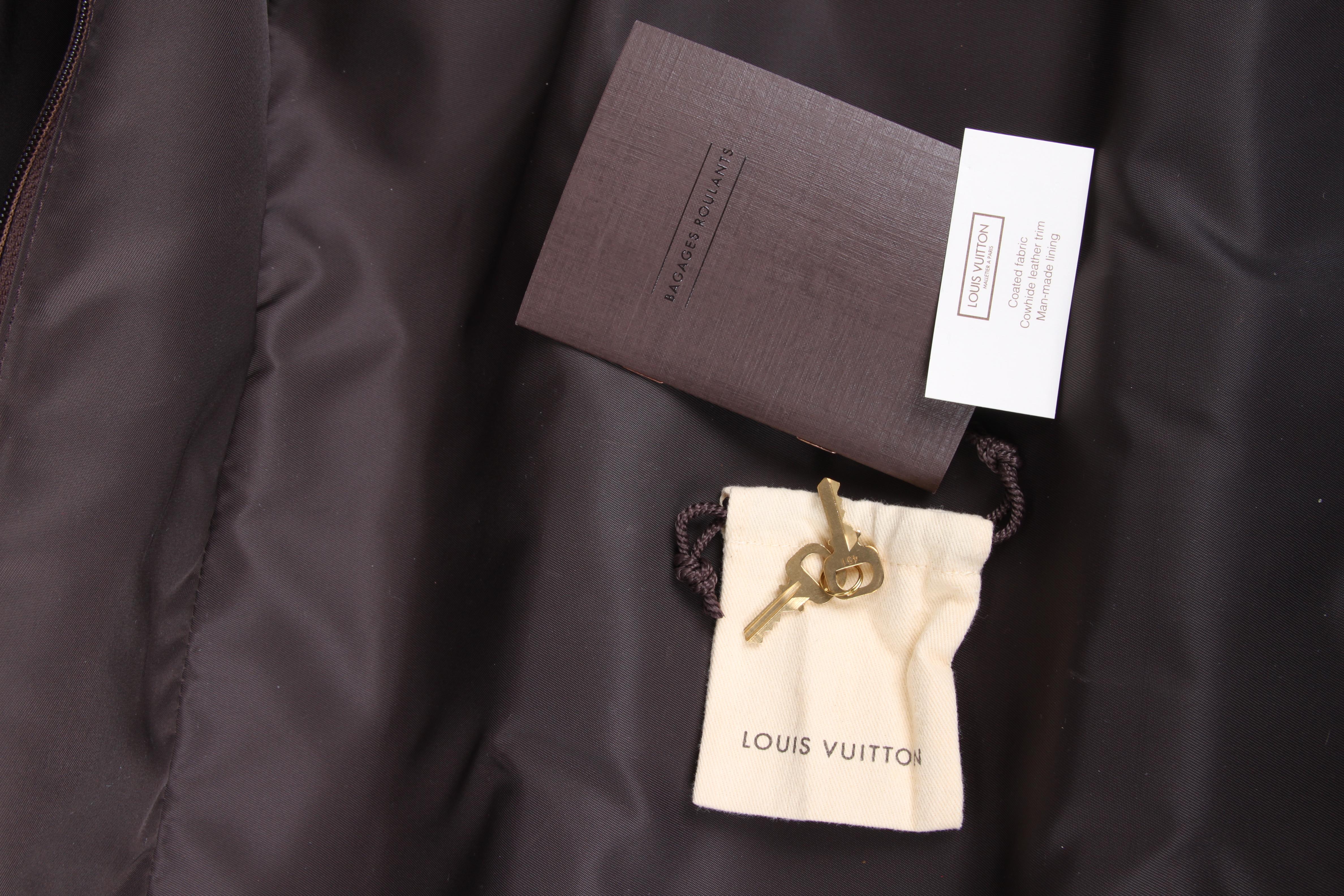  Louis Vuitton Monogram Zephyr 70 Rolling Luggage Bag Suitcase - brown   For Sale 4