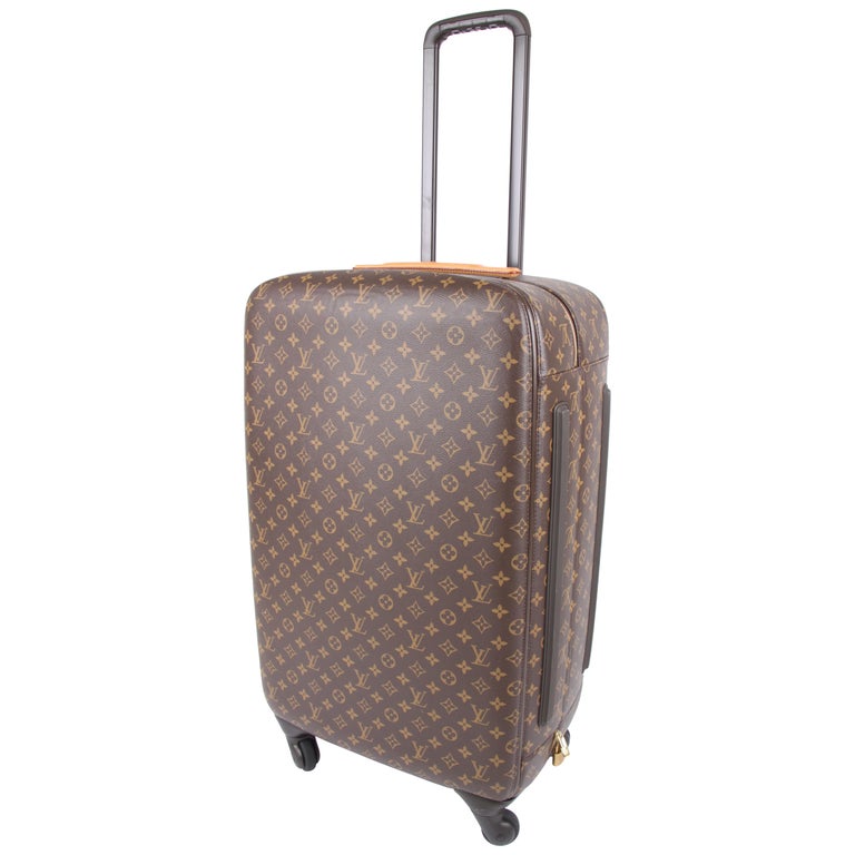 Louis Vuitton Monogram Zephyr 70 Rolling Luggage Bag Suitcase - brown at 1stdibs