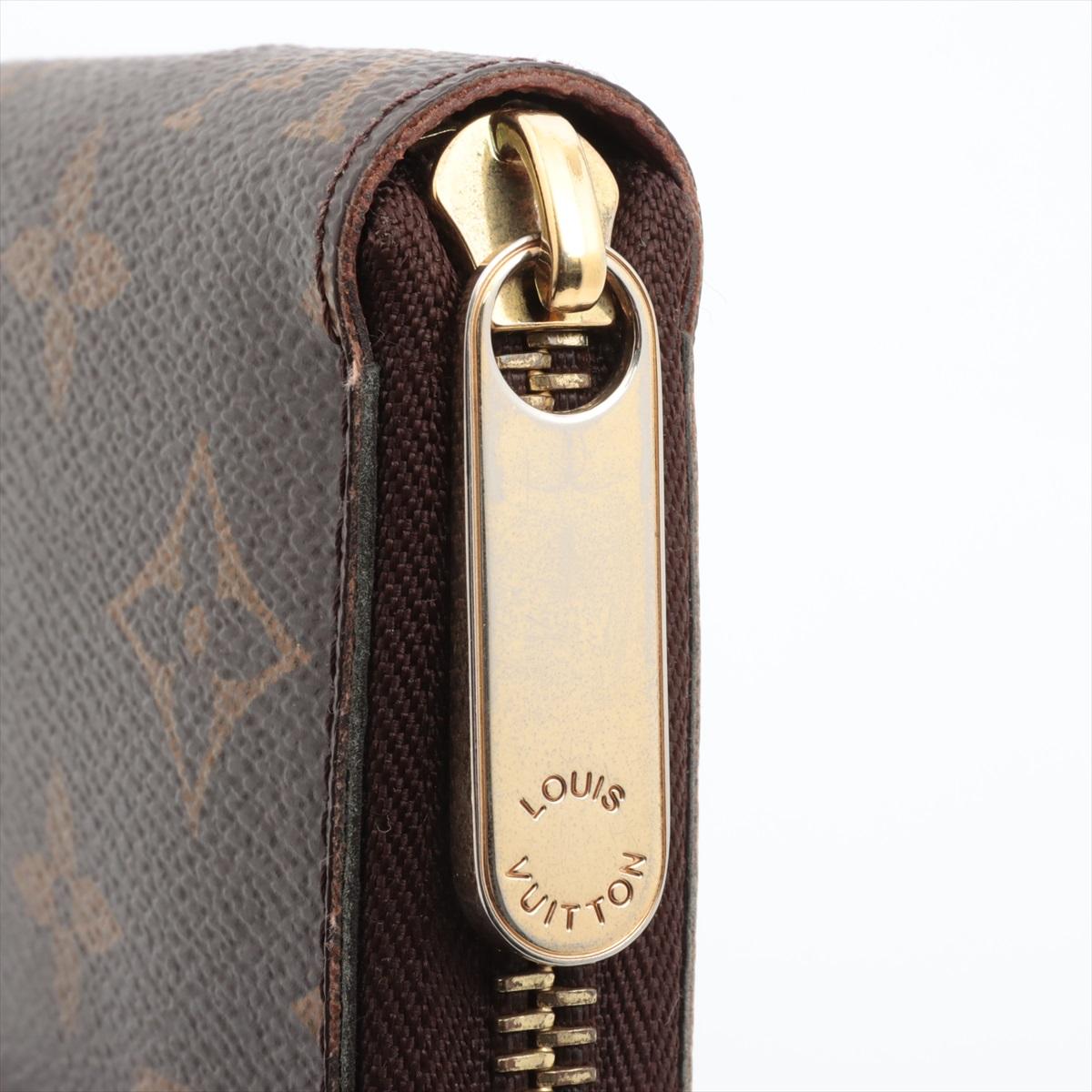 Louis Vuitton Monogram Zippy Wallet For Sale 9