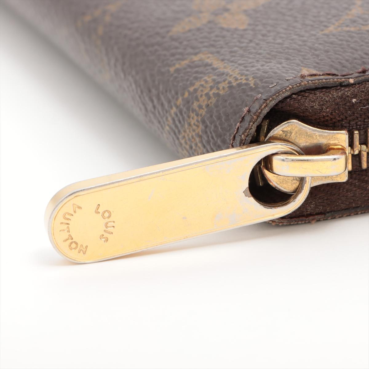 Louis Vuitton Monogram Zippy Wallet For Sale 11