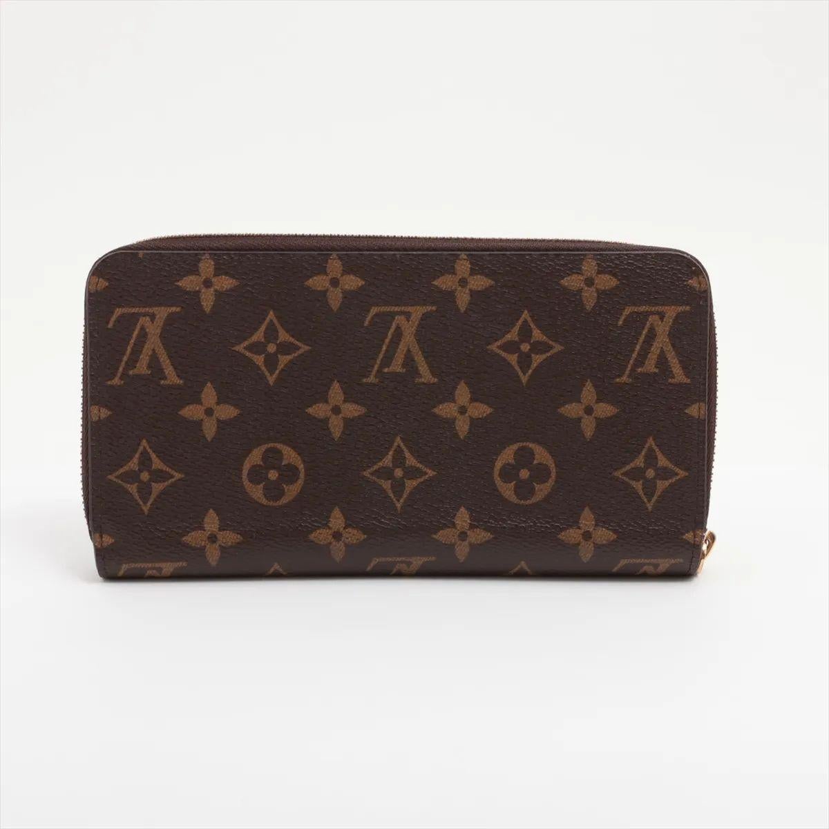 Cartera Louis Vuitton Monograma Zippy Negro en venta