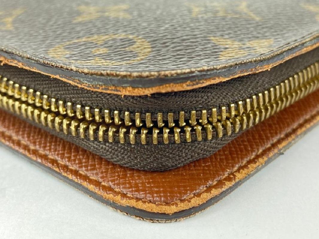 Louis Vuitton Monogram Zippy Wallet Long Zip Around Continental 13LVL1125 For Sale 2