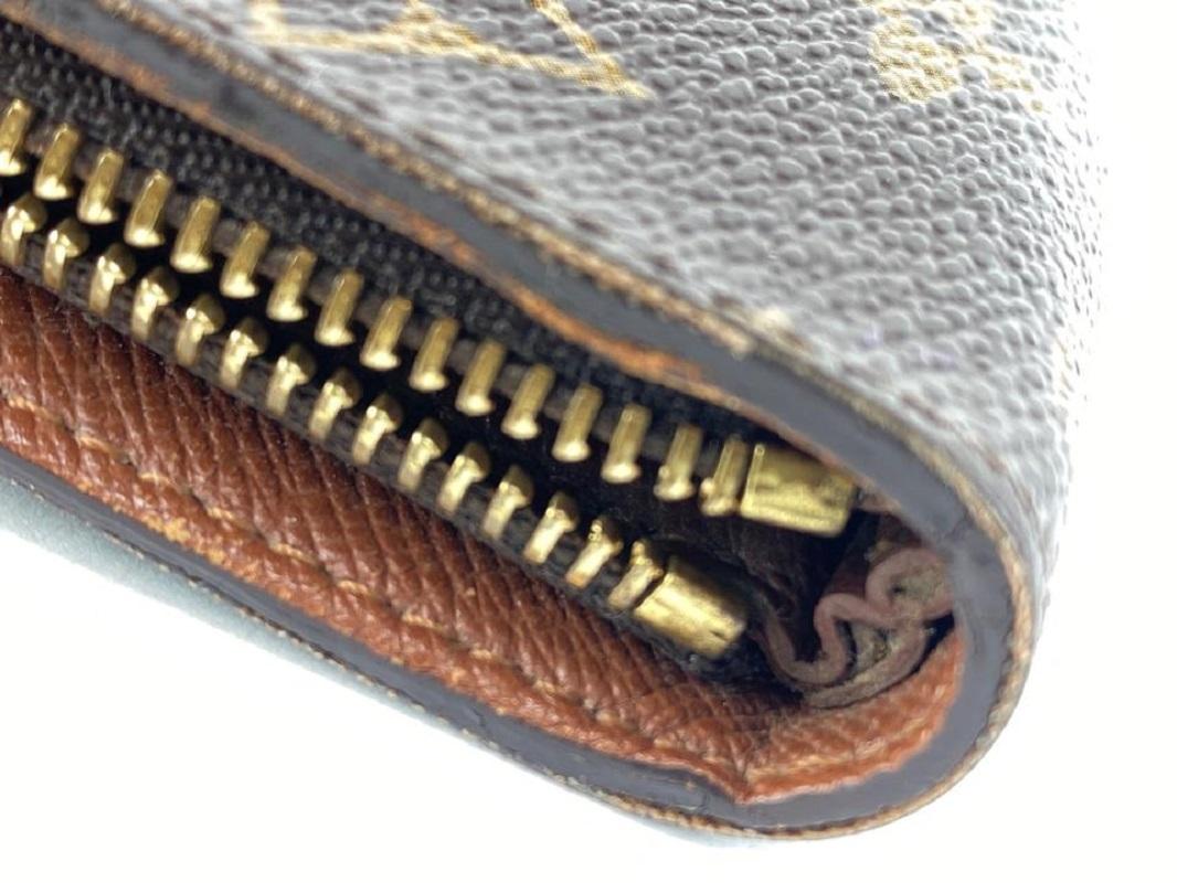 Louis Vuitton Monogram Geldbörse mit Reißverschluss und langem Reißverschluss rund um Continental 13LVL1125 im Angebot 3