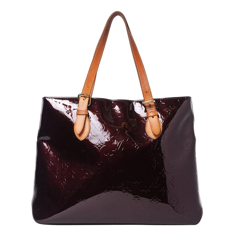 Louis Vuitton Monograma Vernis Brentwood Tote Should Bag For Sale