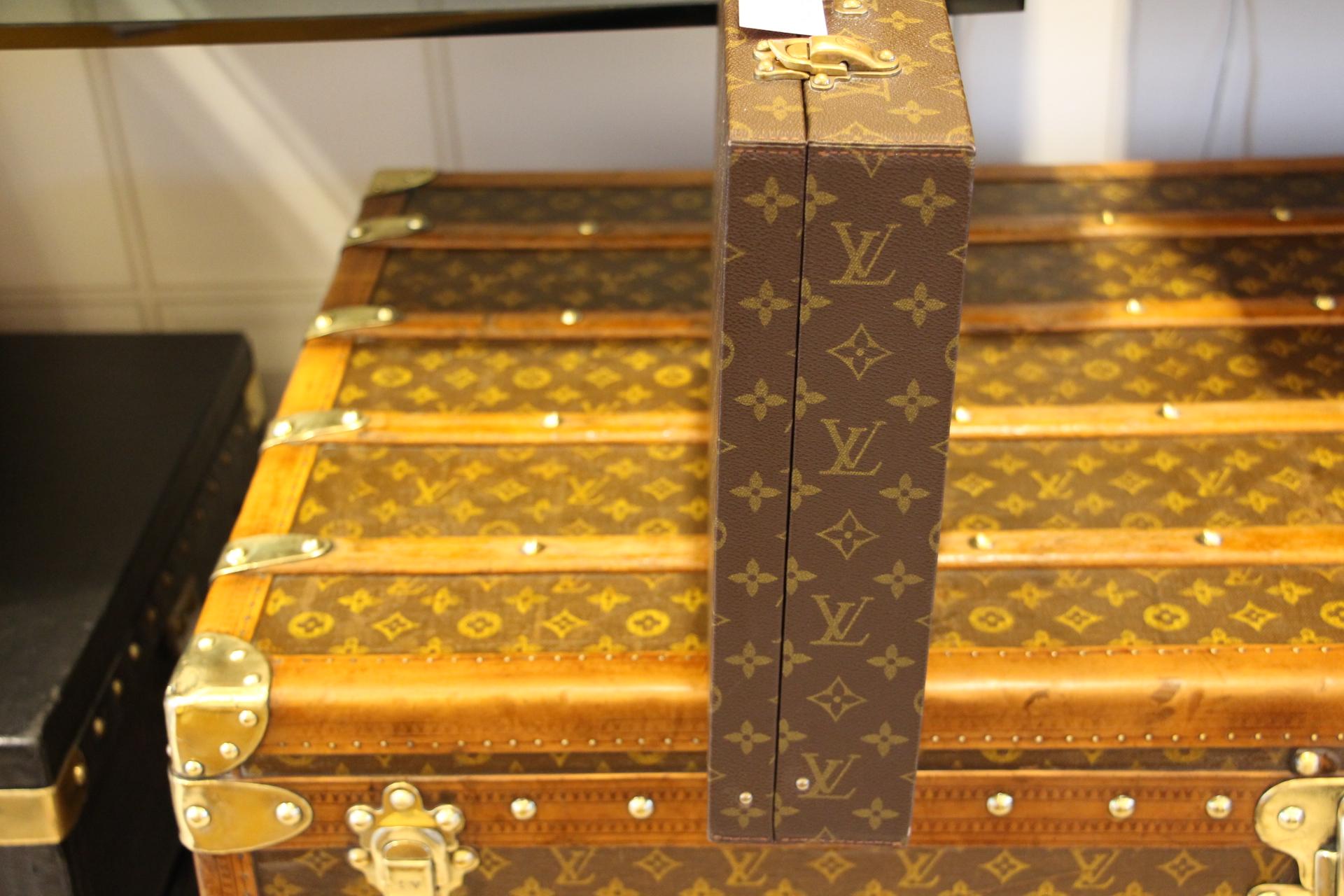 Brown Louis Vuitton Monogramm Briefcase, Louis Vuitton Attache Case
