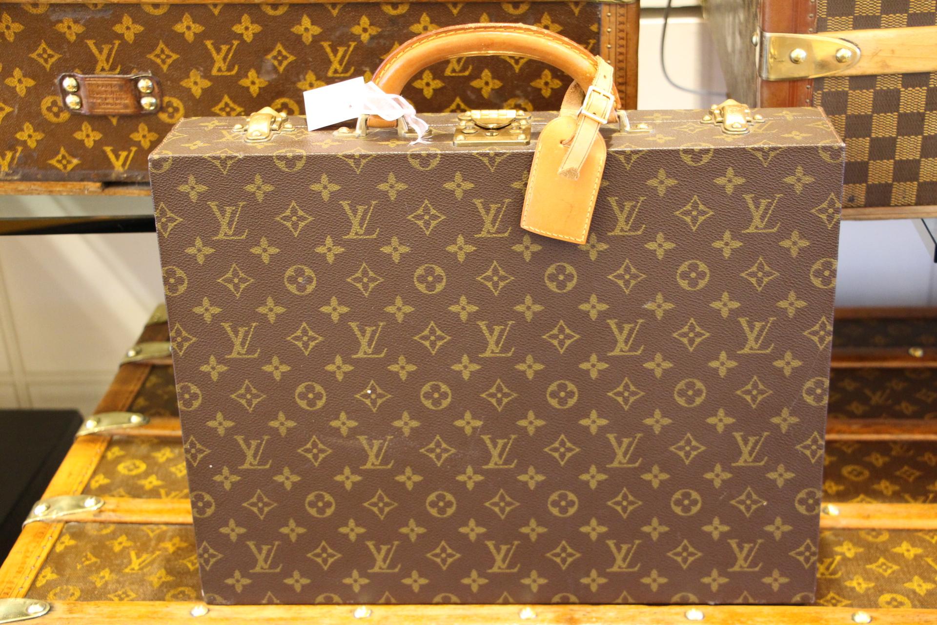 Louis Vuitton Monogramm Briefcase, Louis Vuitton Attache Case In Excellent Condition In Saint-ouen, FR