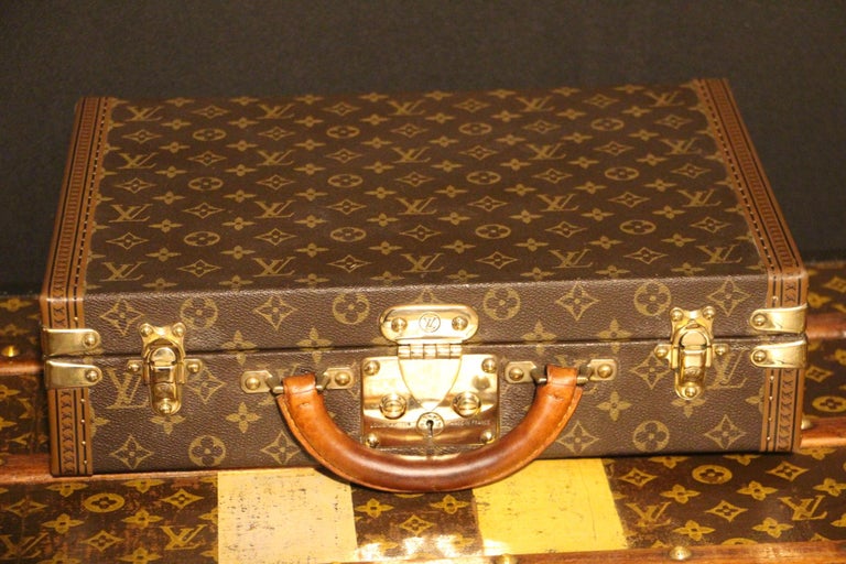 Sold at Auction: Vintage Louis Vuitton Monogram Président Briefcase