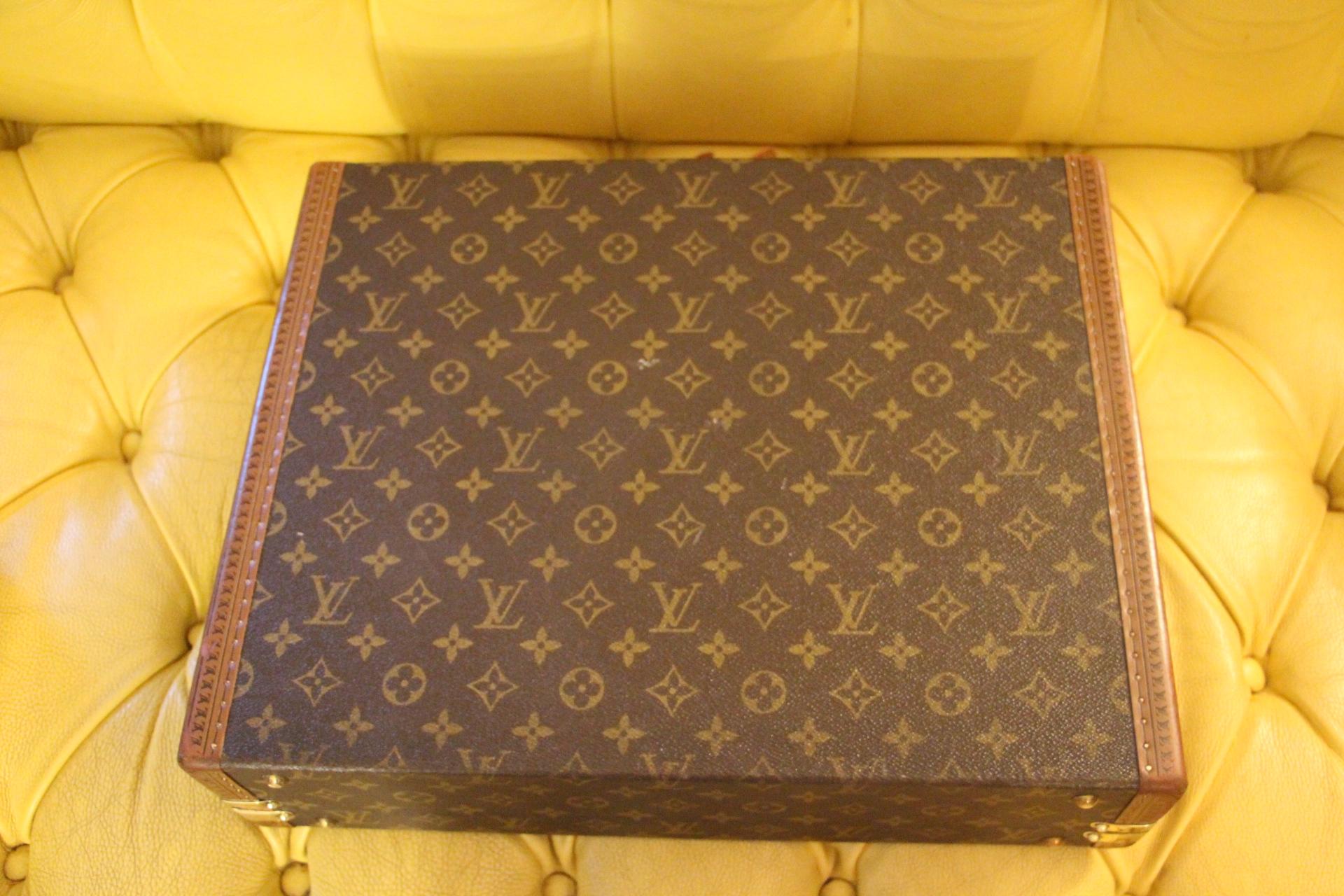 Brown Louis Vuitton Monogramm Briefcase, Louis Vuitton President Case