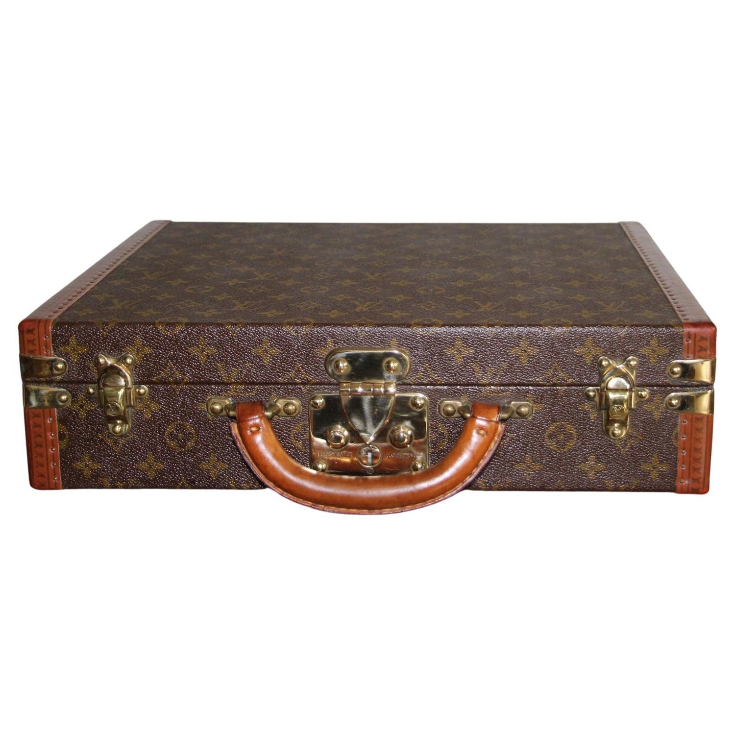 Louis Vuitton flower trunk - modern version - Pinth Vintage Luggage