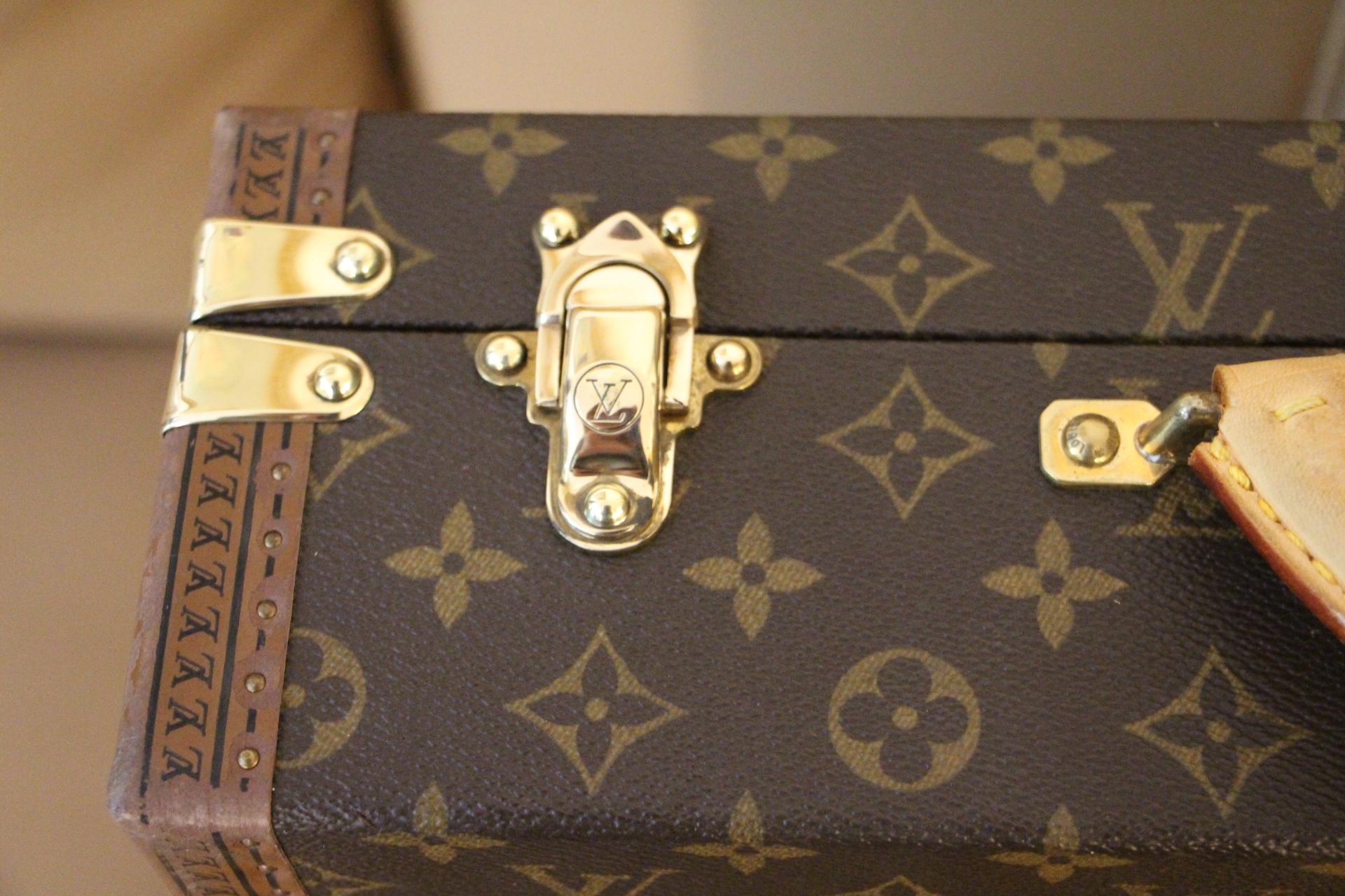 Brown Louis Vuitton Monogramm Briefcase, Vuitton President Briefase For Sale