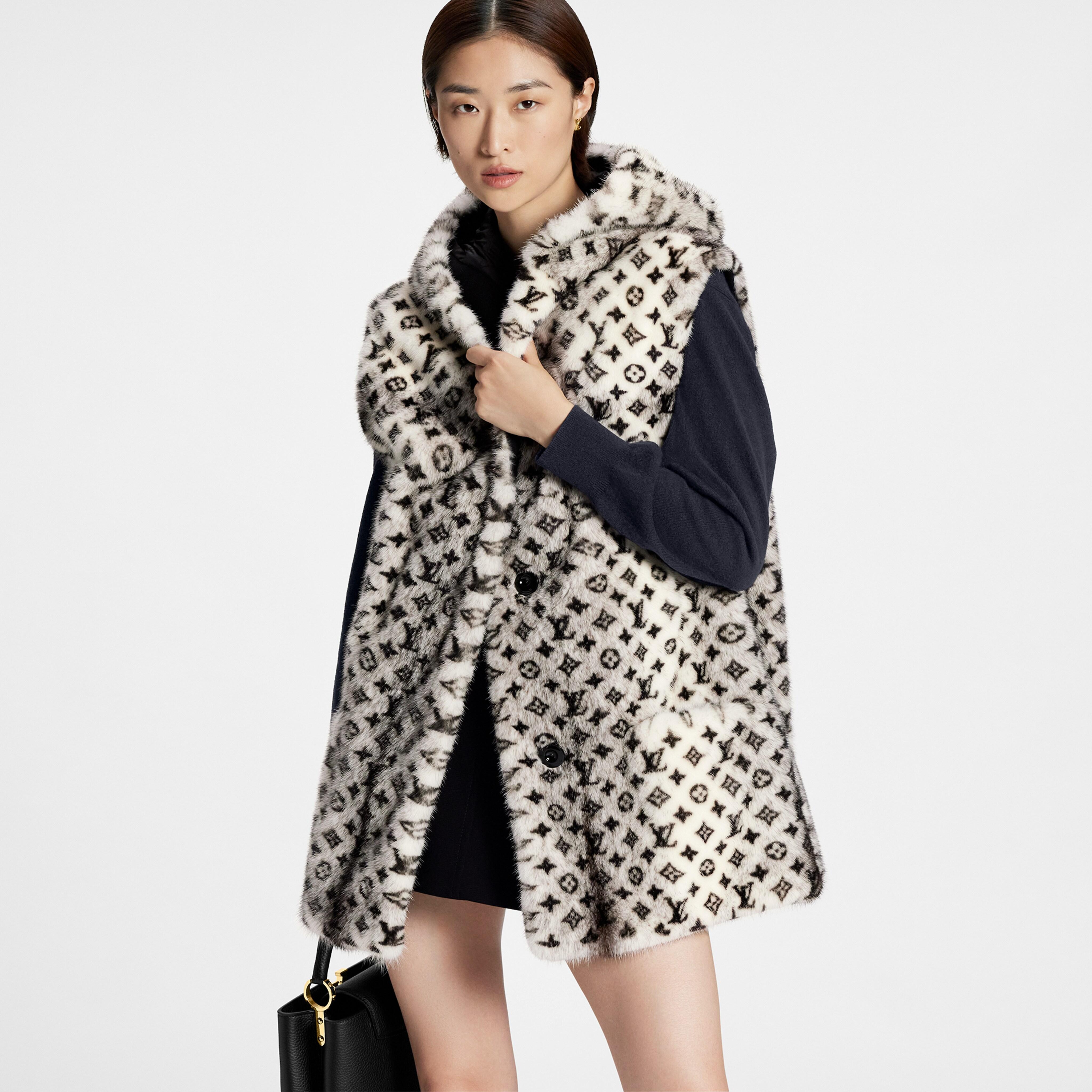Gilet Louis Vuitton Monogramm Visone in vendita 5