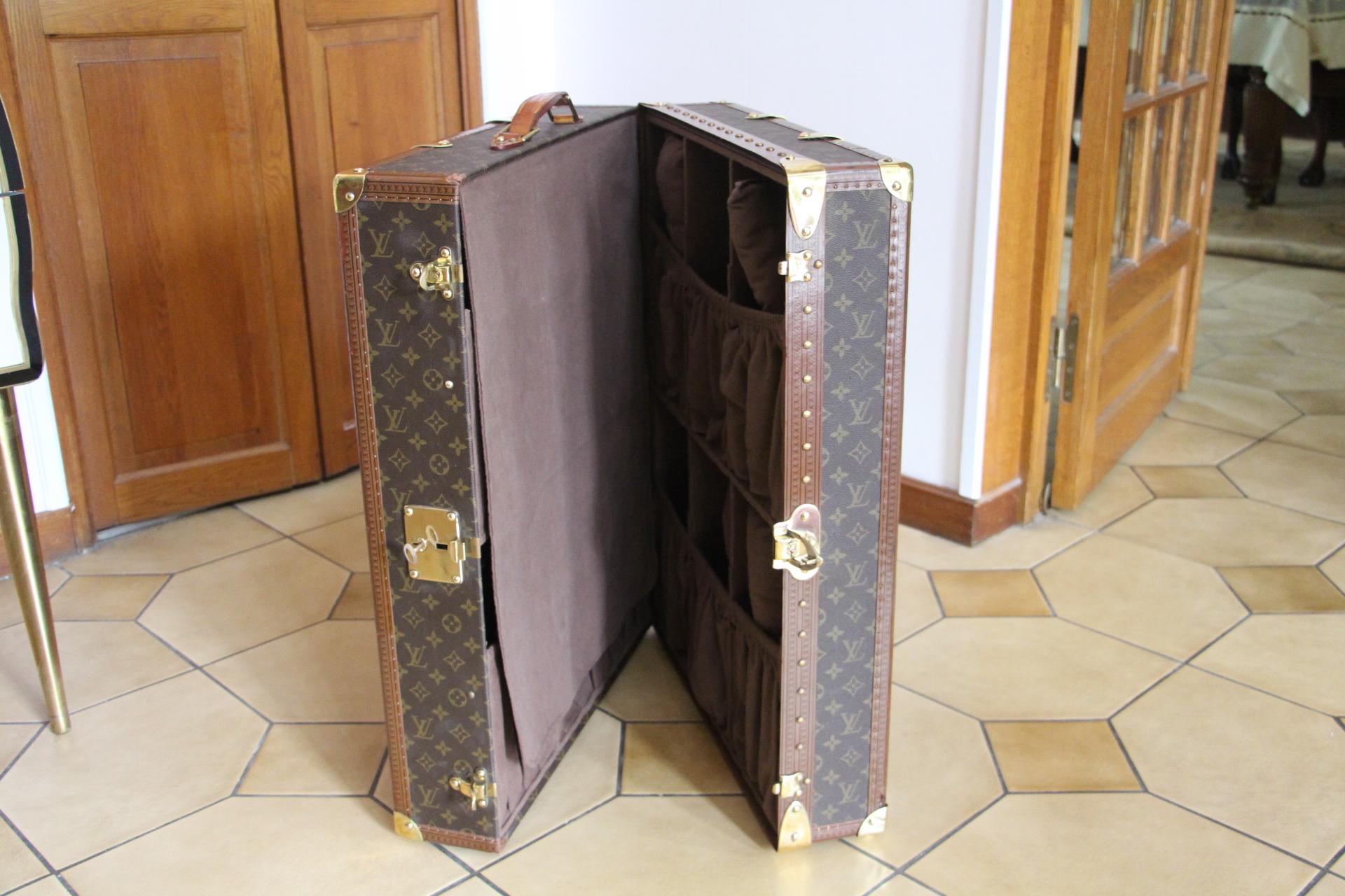 Louis Vuitton Monogramm Shoe Trunk, Louis Vuitton Shoe Case, Louis Vuitton Trunk 9