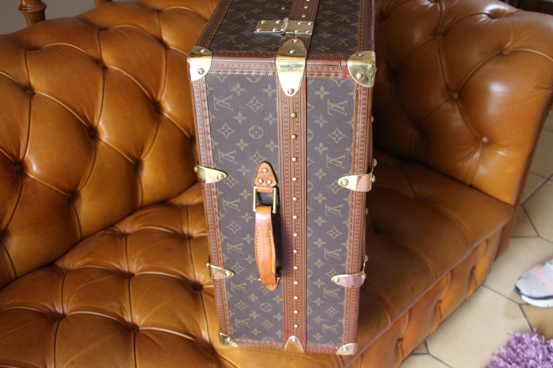Brass Louis Vuitton Monogramm Shoe Trunk, Louis Vuitton Shoe Case, Louis Vuitton Trunk