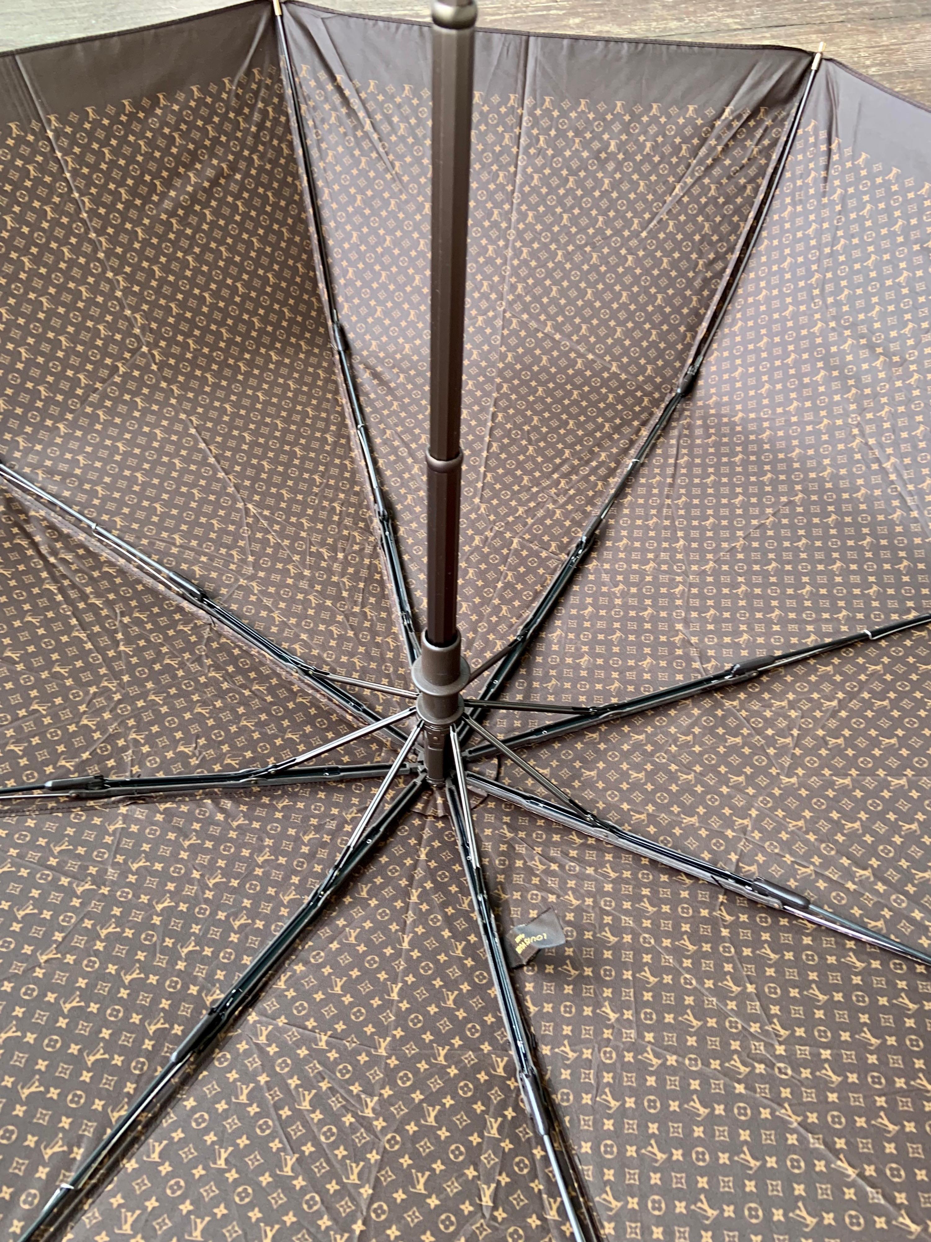 Louis Vuitton Monogrammed Collapsible Umbrella and Cover 1