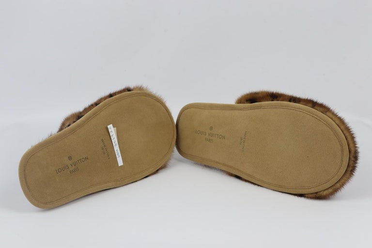 Louis Vuitton Mink Fur - 8 For Sale on 1stDibs  lv mink slippers, louis vuitton  mink fur slippers, louis vuitton monogram fur slippers