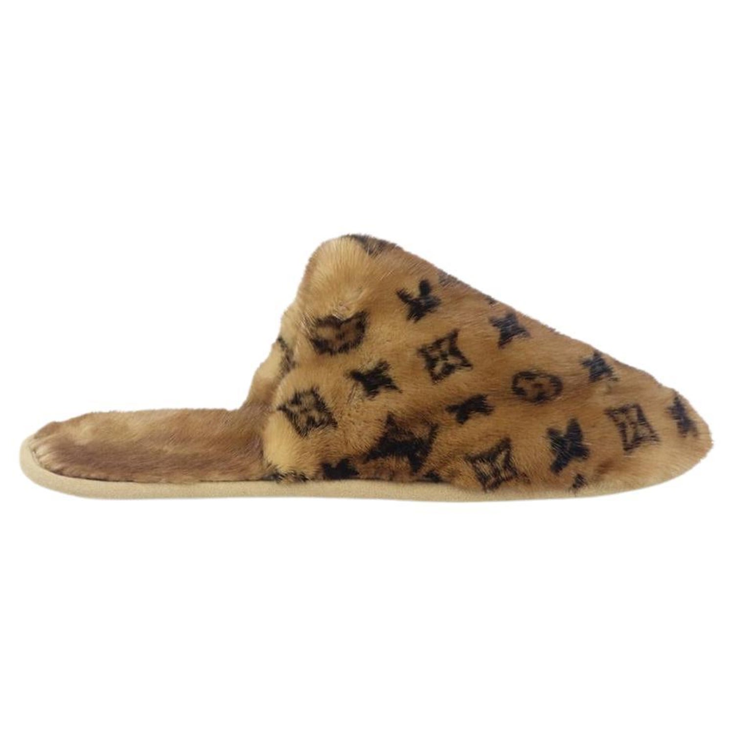 Louis Vuitton Mink Fur Slippers - For Sale on 1stDibs  louis vuitton mink  slippers, louis vuitton fur slippers, lv fur slippers