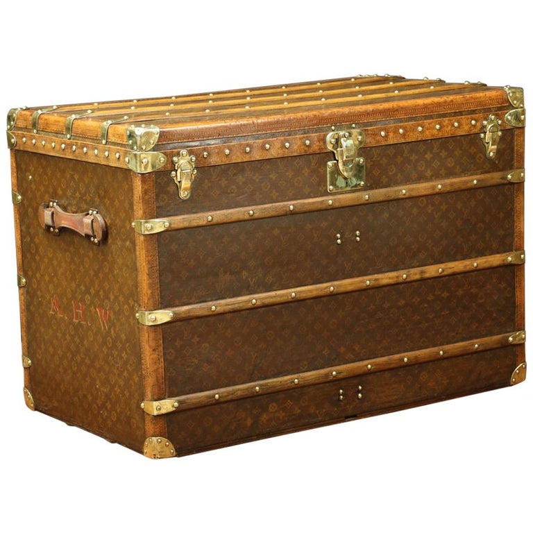 Louis Vuitton Monogrammed Steamer Trunk At 1stdibs