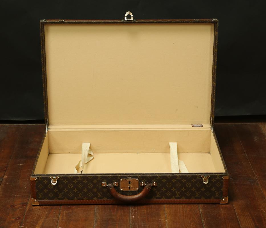 Louis Vuitton Monogrammed Suitcase, 1950s For Sale 2