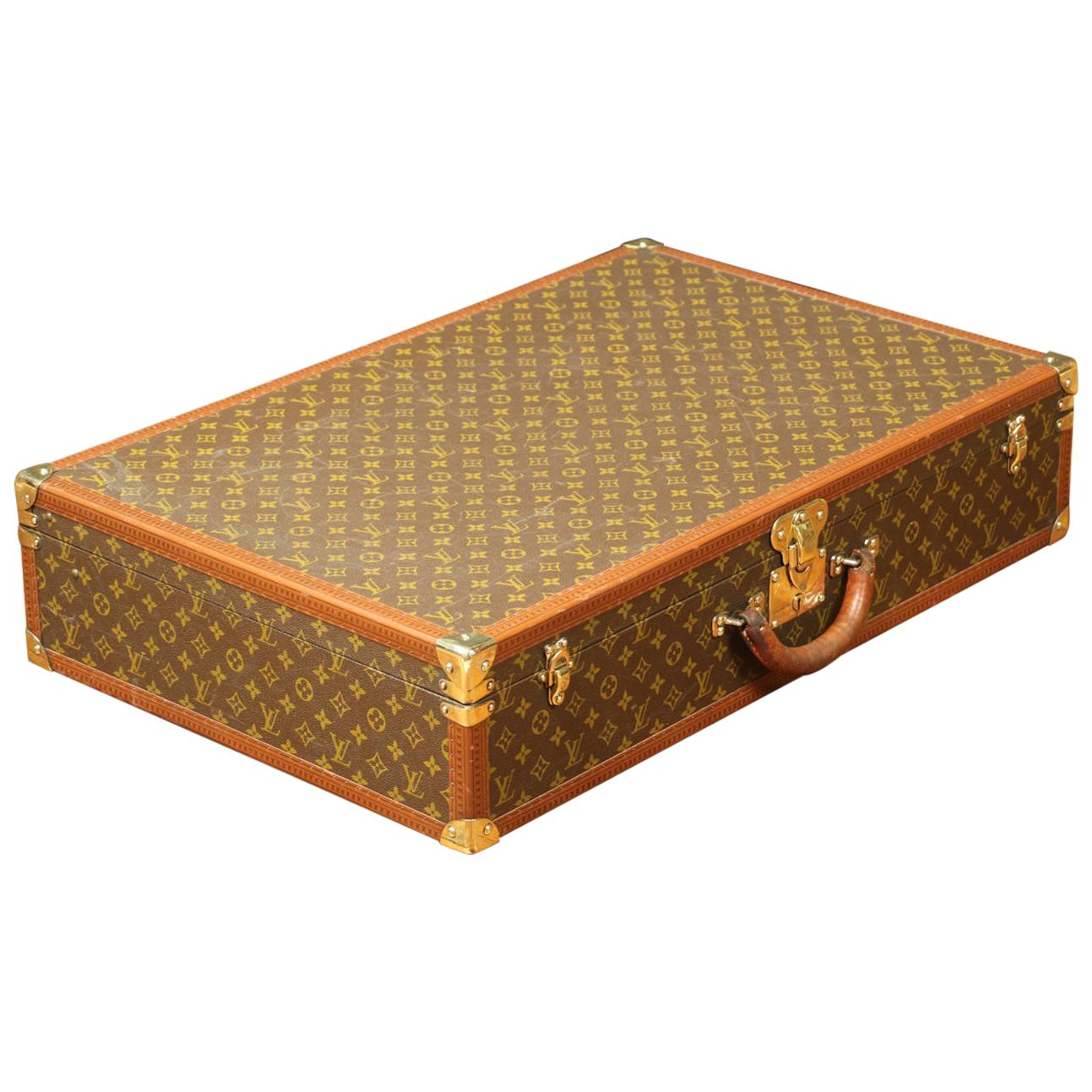 Louis Vuitton Monogrammed Suitcase, 1950s For Sale