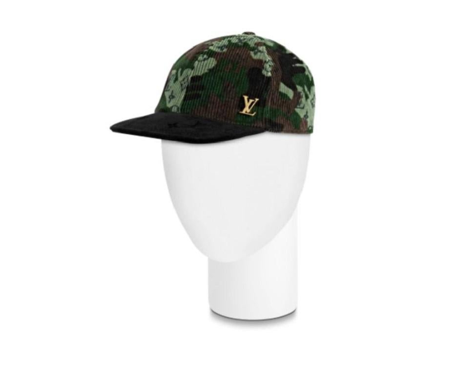 Louis Vuitton Monogramouflage Easy Fit Camouflage Baseball Cap Hat Size 2