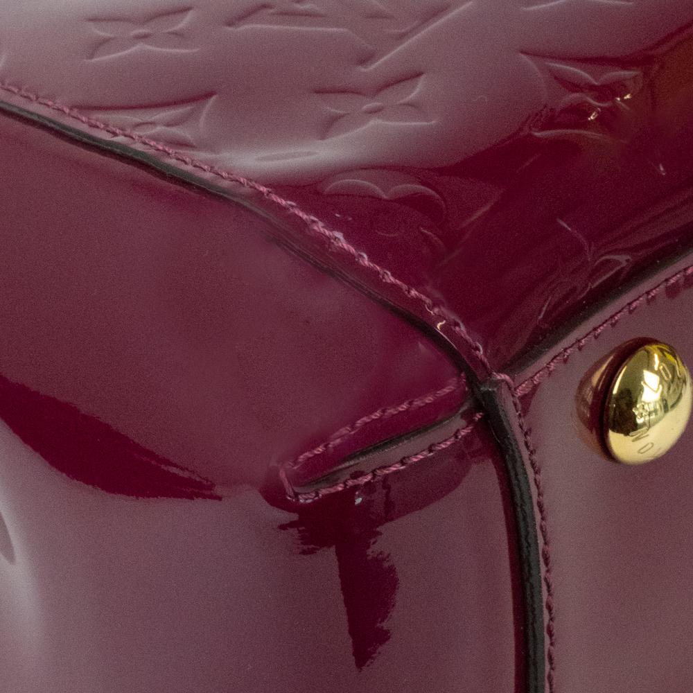 Louis Vuitton, Montaigne BB in burgundy patent leather 3