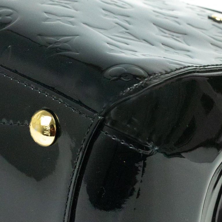 Louis Vuitton Montaigne BB Vernis Patent Leather Top Handle Bag on
