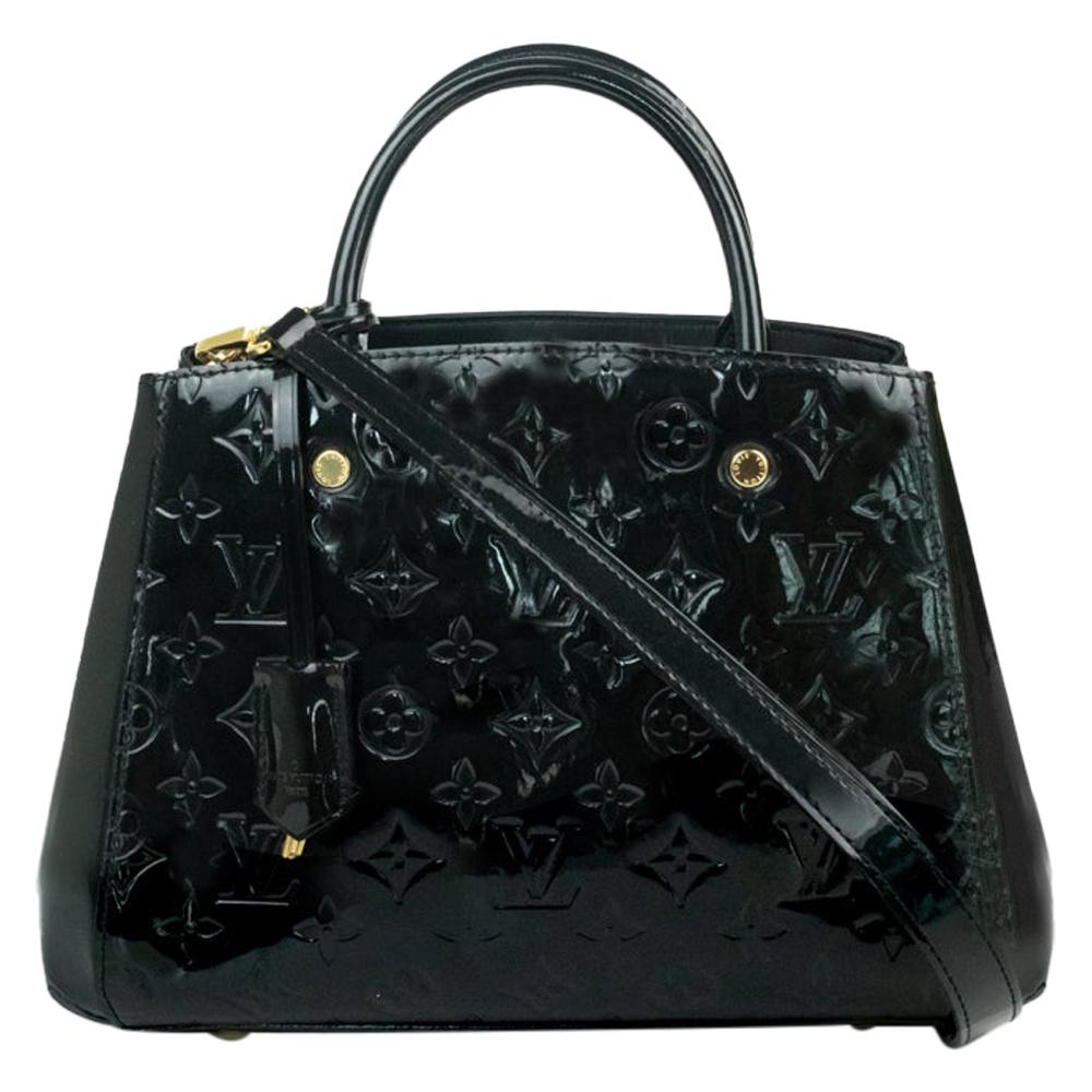  Louis Vuitton, Montaigne BB in patent leather