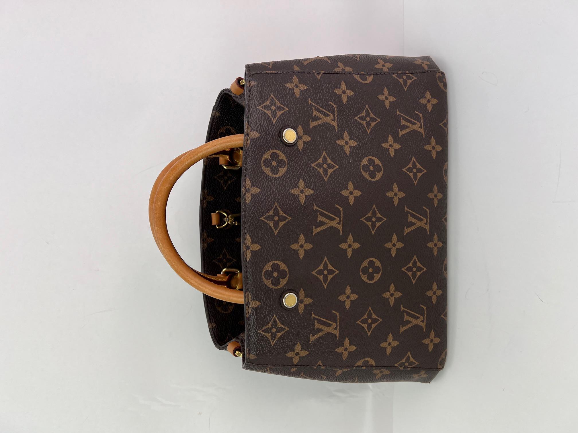 Women's or Men's Louis Vuitton Montaigne BB Monogram Hand Bag