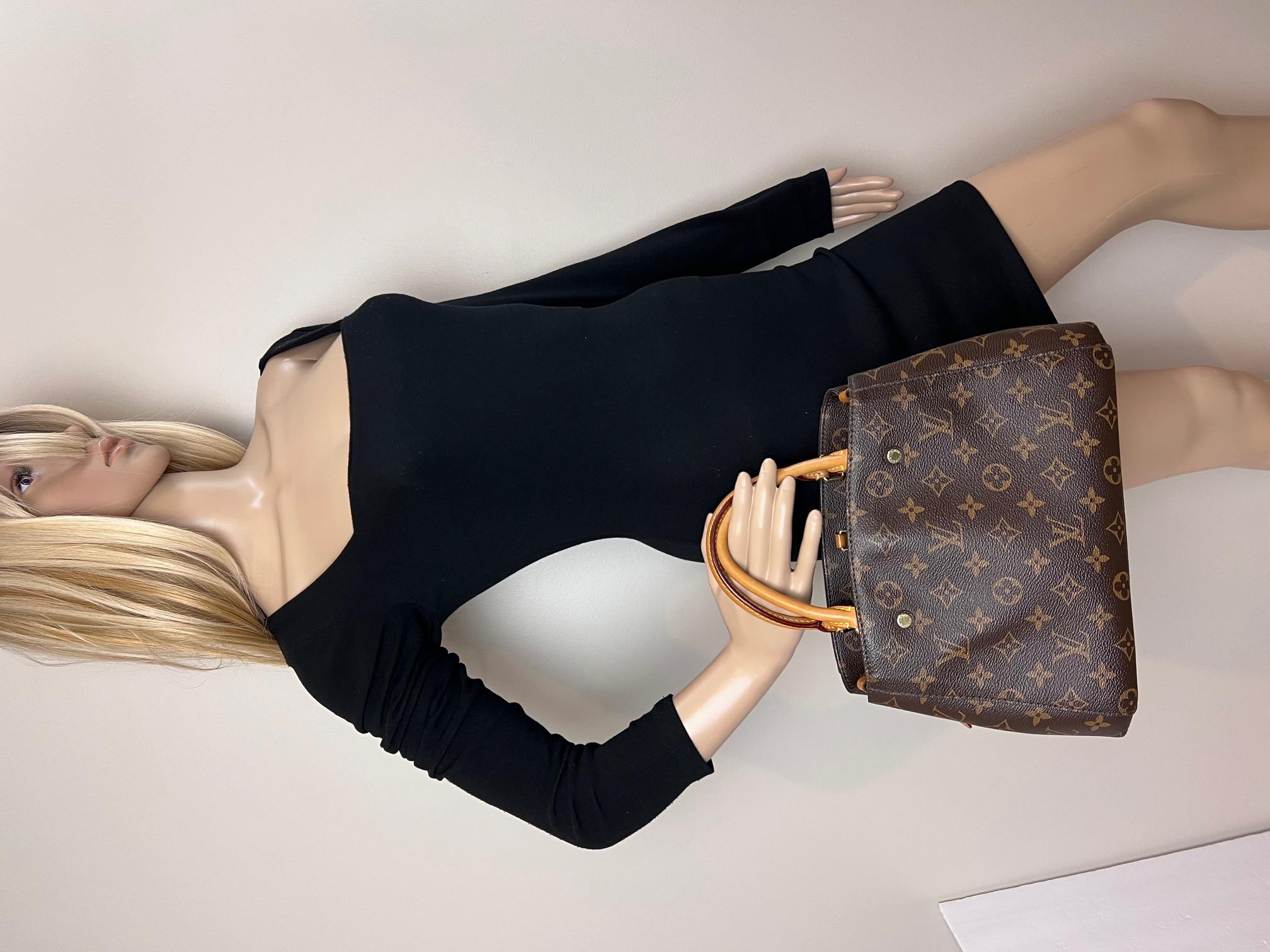 Louis Vuitton Montaigne BB Monogram Hand Bag 1