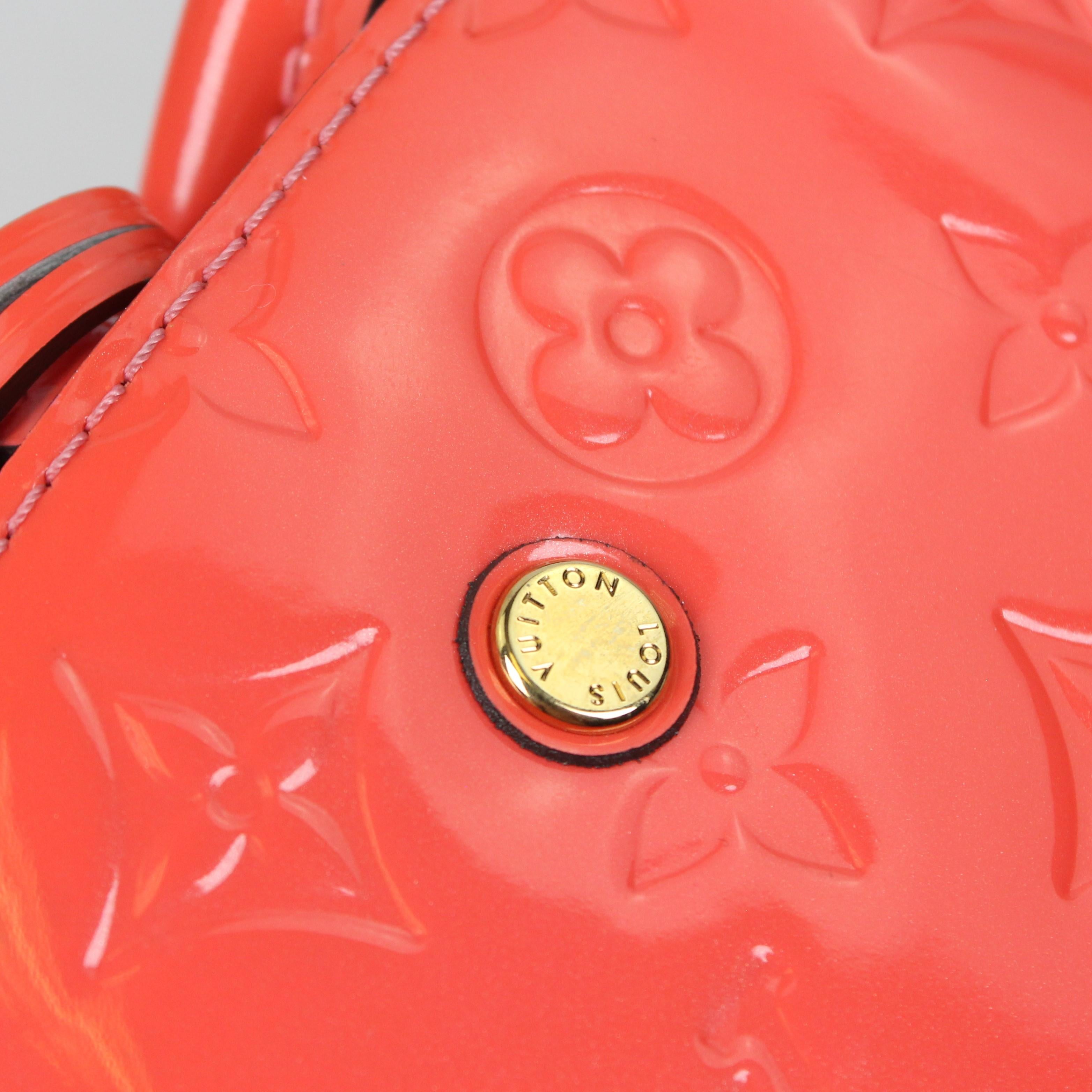 Louis Vuitton Montaigne BB patent leather handbag For Sale 8