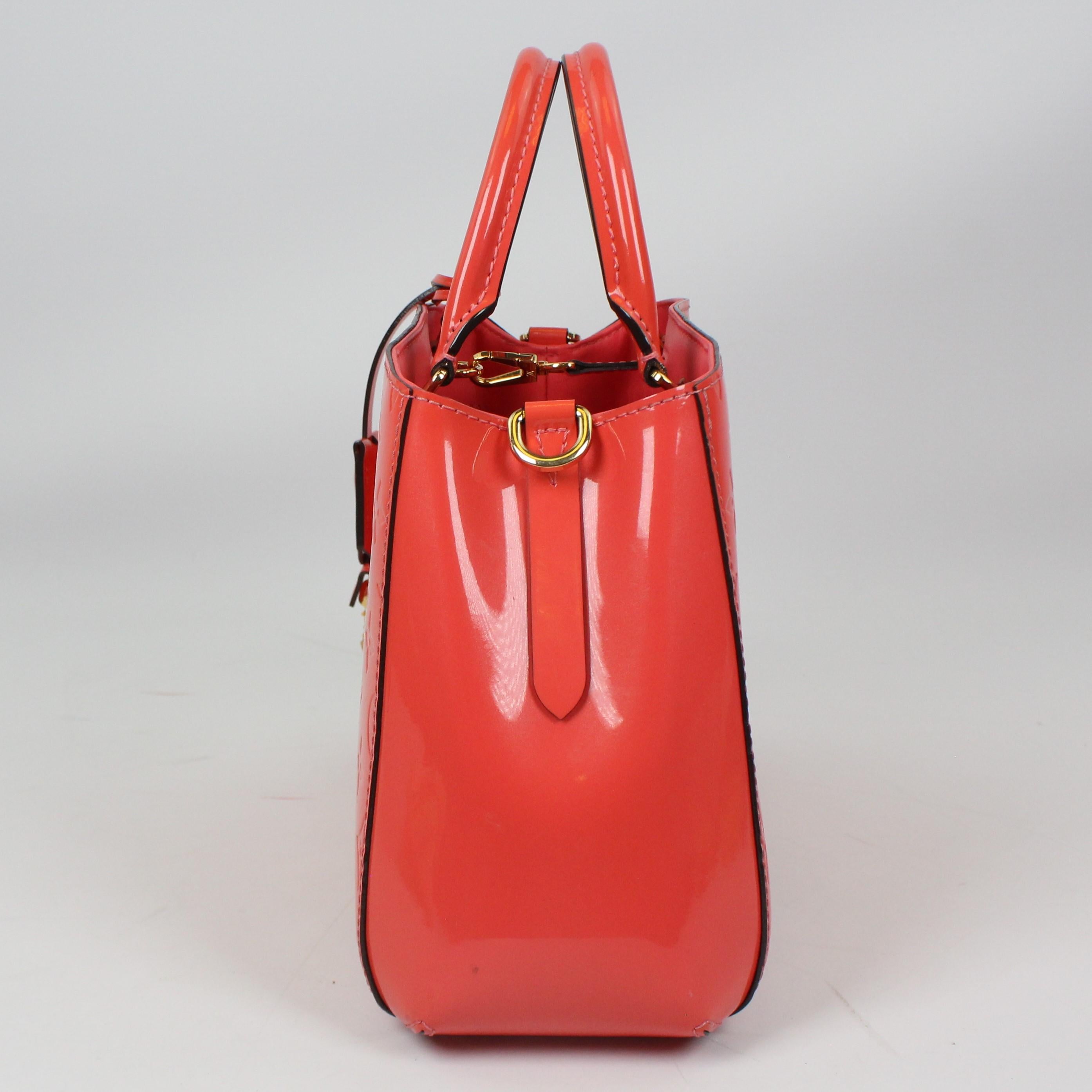 Louis Vuitton Montaigne BB patent leather handbag For Sale 2