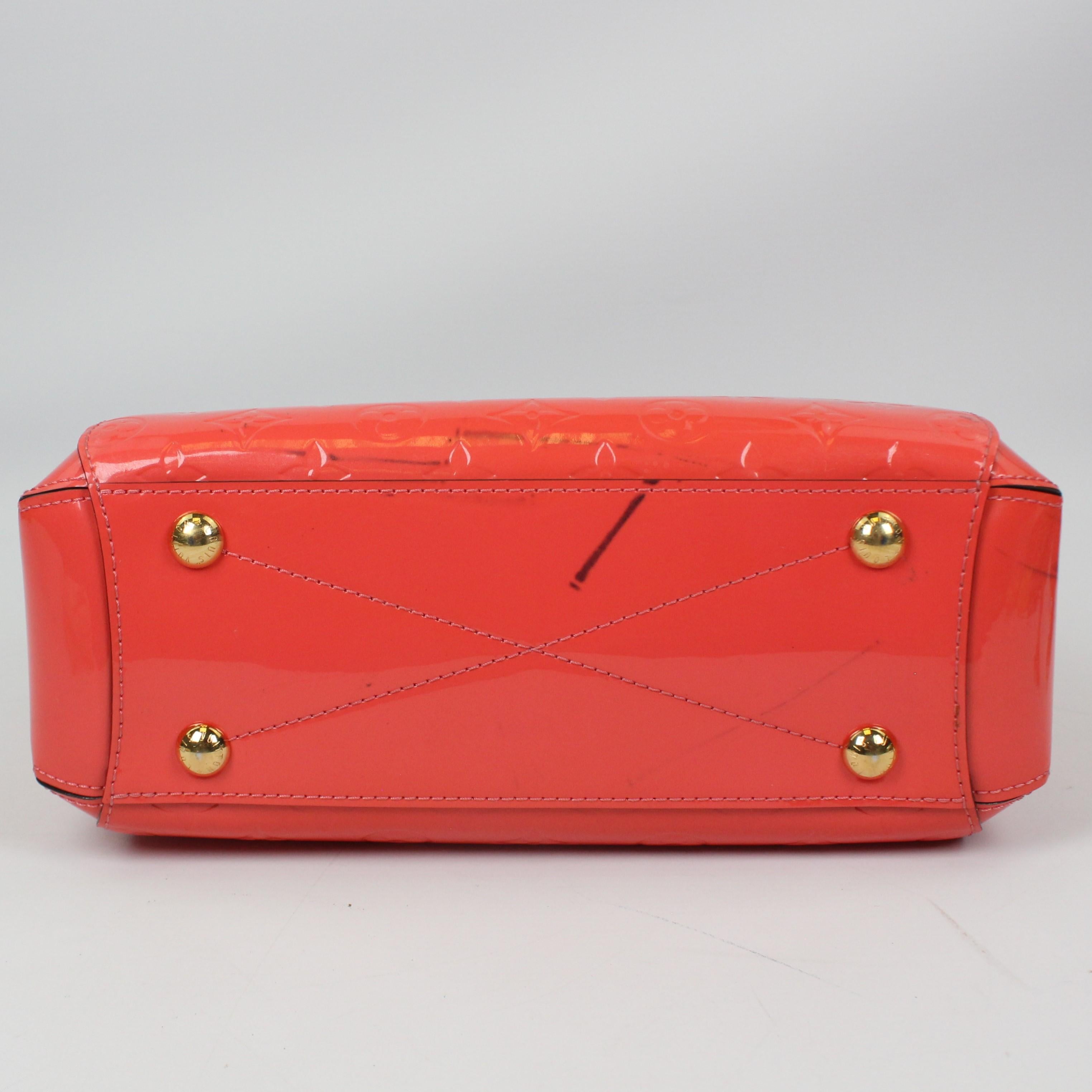 Louis Vuitton Montaigne BB patent leather handbag For Sale 4