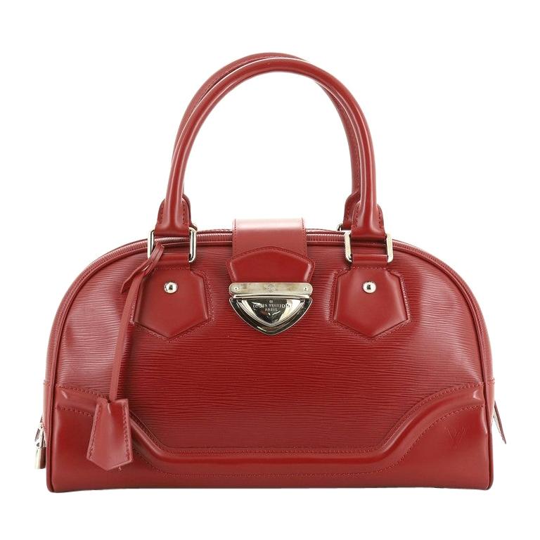Louis Vuitton Montaigne Bowling Bag Epi Leather GM For Sale at 1stdibs