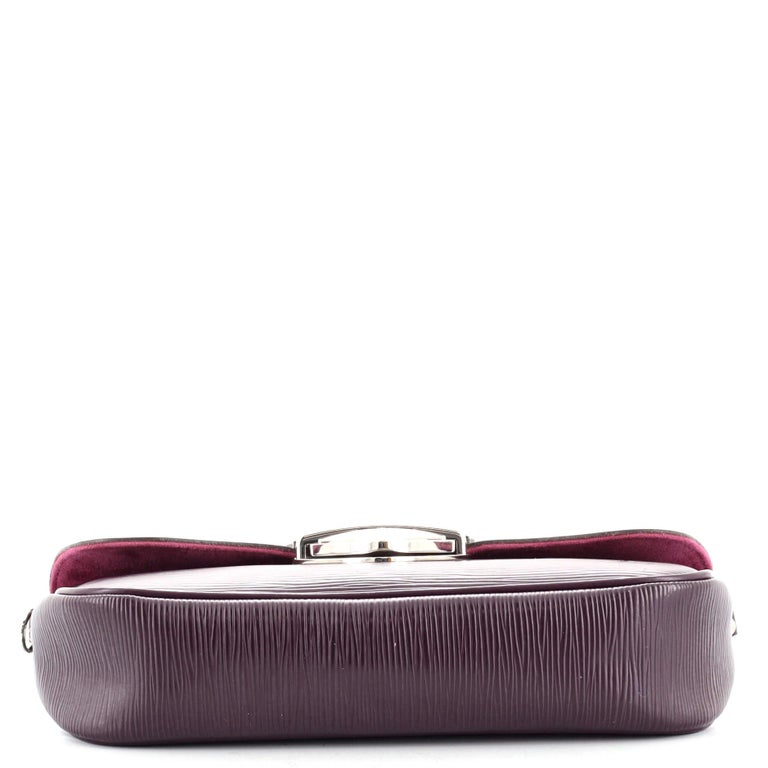 Louis Vuitton Epi Montaigne Clutch - Purple Clutches, Handbags