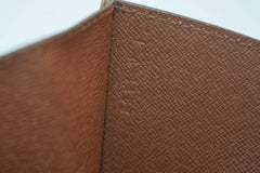 Louis Vuitton Montaigne Envelope 869847 Brown Leather Clutch