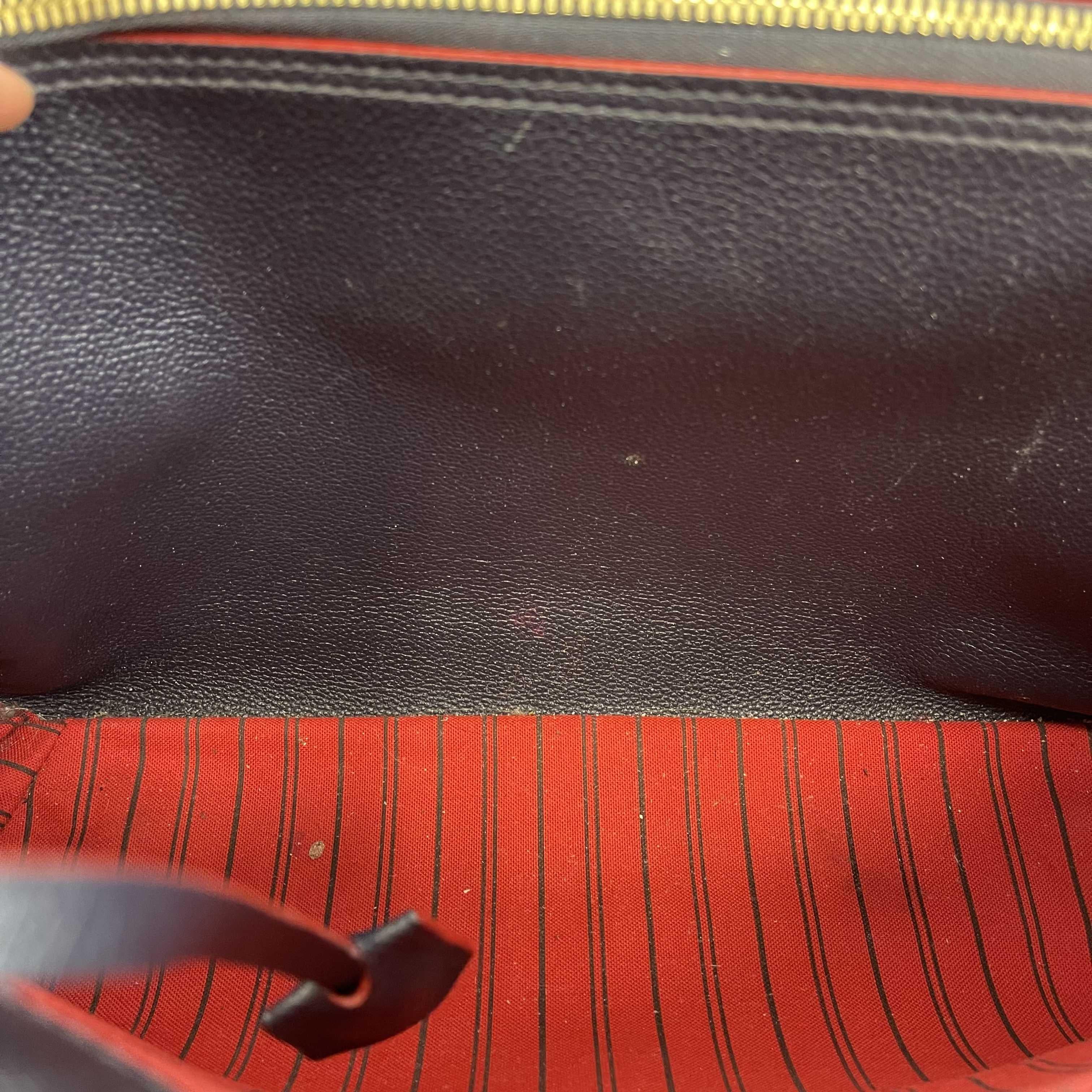 Louis Vuitton - Montaigne GM Dark Navy Monogram - Top Handle W/ Shoulder Strap 3