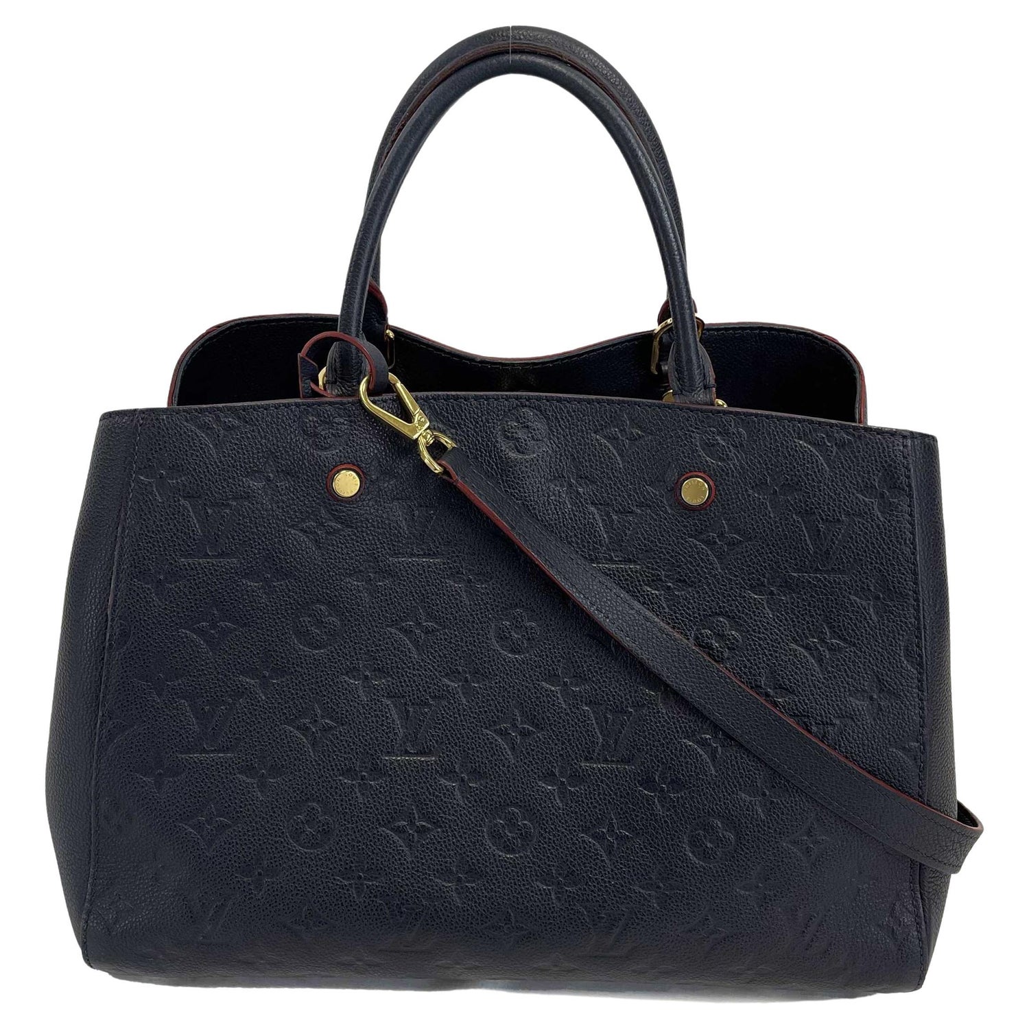 Louis Vuitton Amytheste Empreinte Leather Shoulder Strap at 1stDibs