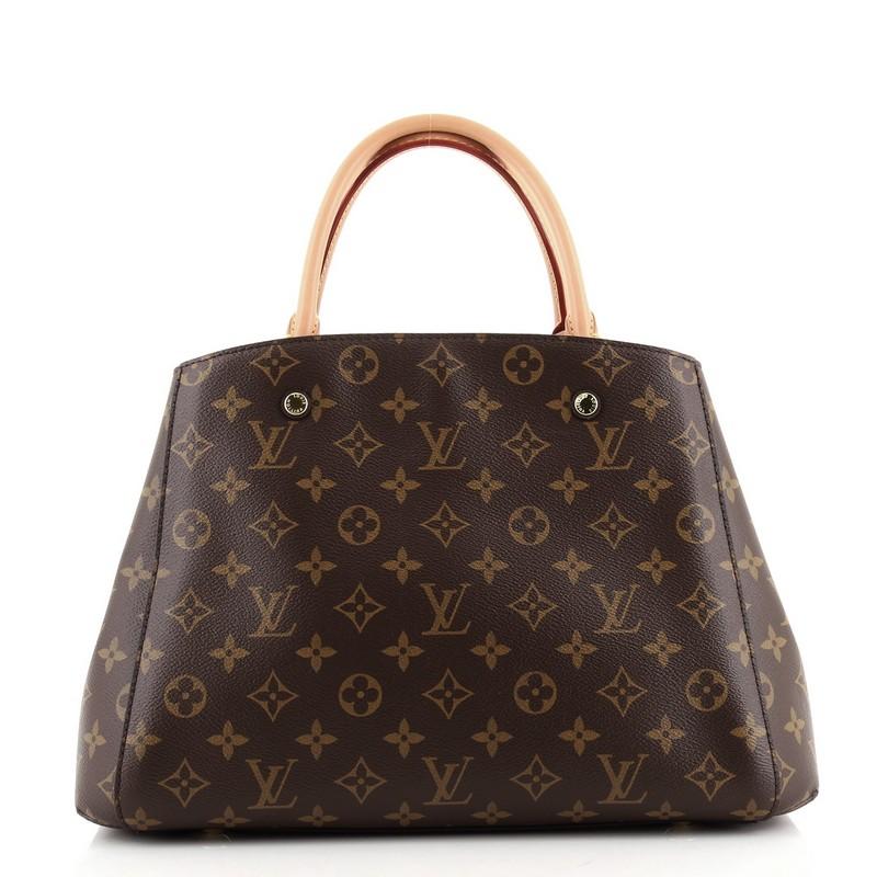 Black Louis Vuitton Montaigne Handbag Monogram Canvas BB